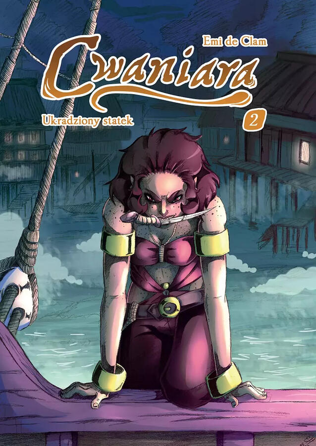 Zmuszona do ucieczki i wygnana, Cwaniara prosi o pomoc swoją piracką przyjaciółkę, Karlę Kidd. We dwie postanawiają rozwiązać sprawę Bursztynowego Amuletu.
